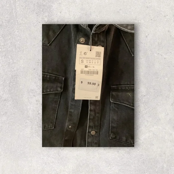 DENIM SHIRT JACKET W/ GRAPHICS - Picture 5 of 5